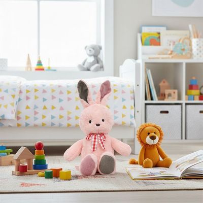 Bunny Toto Soft Toy W/Ribbon 65cm-Pink