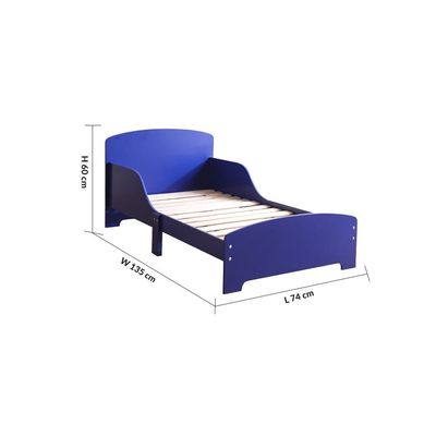 Toddler 70X130 Bed - Blue