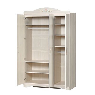 Ariana 3 Door Wardrobe-Light Oak