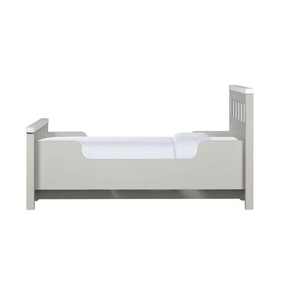 Hazel 70x130 Toddler Bed - Light Beige/White - With 2-Year Warranty