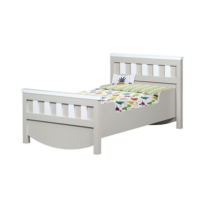 Hazel 70X130 Toddler Bed-Light Beige & White