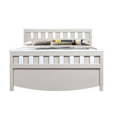Hazel 120x200 Bed - Light Beige/White - With 2-Year Warranty