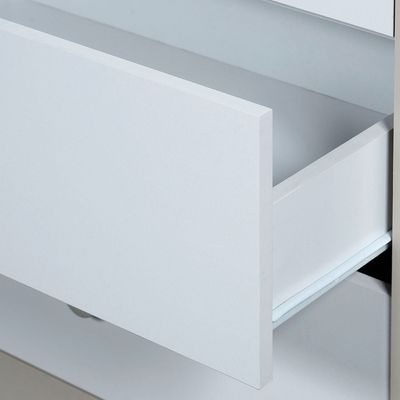 Hazel 3-Drawers Dresser-Light Beige & White