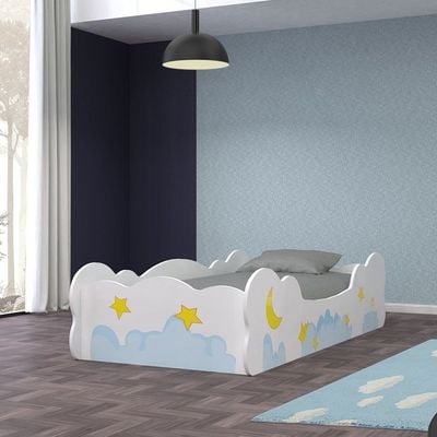 Kinder Cloud 90x190 Kids’ Bed - White - With 5-Year Warranty