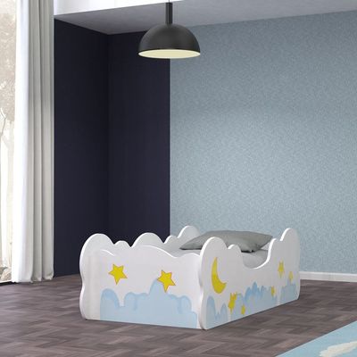 Kinder Cloud 70X130 Toddler Bed-White