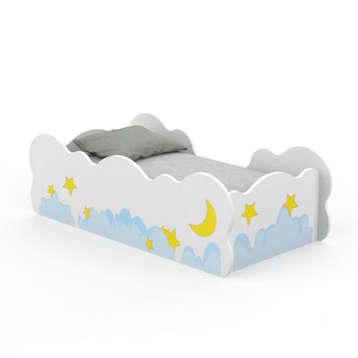 Kinder Cloud 70x130 Toddler Bed - White - With 5-Year Warranty