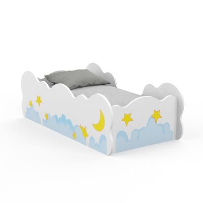 Kinder Cloud 70X130 Toddler Bed-White