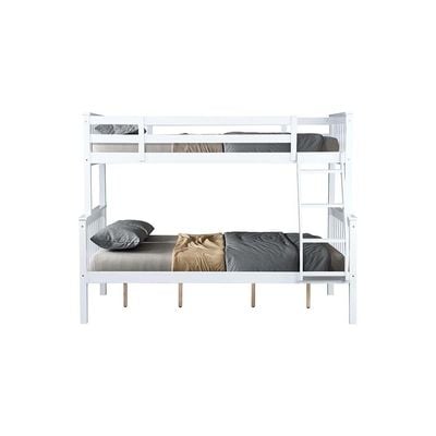 Derby 90X200/120X200 Solidwood Twin Bunk Bed-White