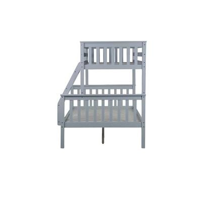 Derby 90x200/120x200 Solidwood Twin Bunk Bed-Grey