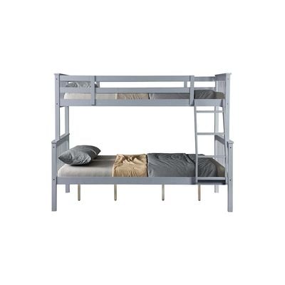 Derby 90x200/120x200 Solidwood Twin Bunk Bed-Grey