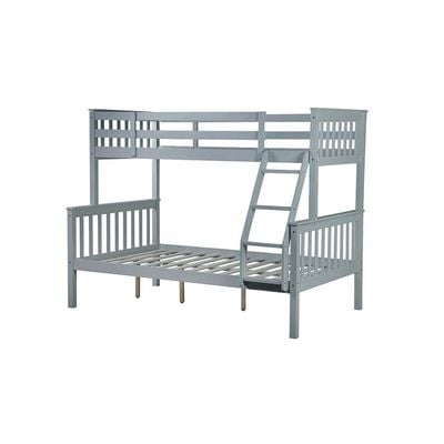 Derby 90x200/120x200 Solidwood Twin Bunk Bed-Grey