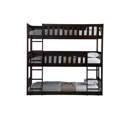 Derby Climber 90X200 Solidwood Triple Bunk Bed-Dirty Oak