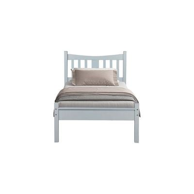 Derby Solo 90x200 Solidwood Single Bed-Grey