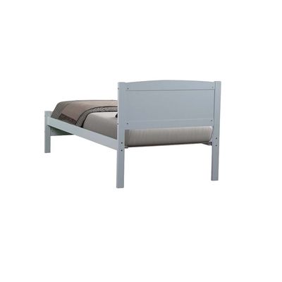 Derby Haven 90x200 Solidwood Single Bed-Grey