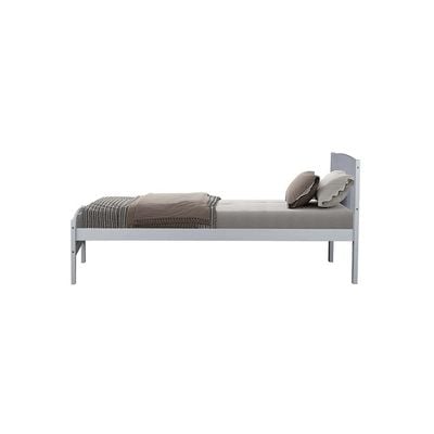 Derby Haven 90x200 Solidwood Single Bed-Grey