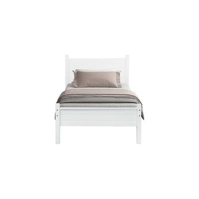 Derby Aspen 90x200 Solidwood Single Bed-White