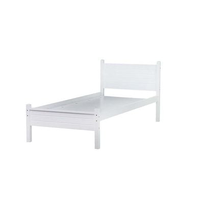 Derby Aspen 90x200 Solidwood Single Bed-White