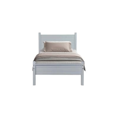 Derby Aspen 90x200 Solidwood Single Bed-Grey