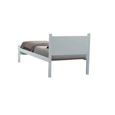 Derby Aspen 90x200 Solidwood Single Bed-Grey