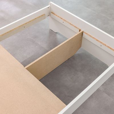 Genius 90x200 Kids Bed-White+Grey