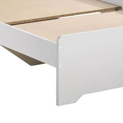 Genius 90x200 Kids Bed-White+Grey