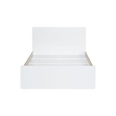 Kinder 120x200 Single Bed-White & Sonoma Oak