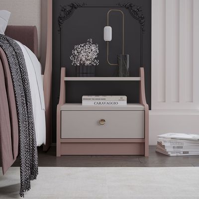 Blossom 90x200 Bedroom Set-Blush Pink+Light Beige