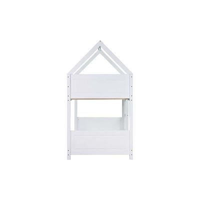 Derby House-V2 90x200 Solid Wood Bunk Bed-White