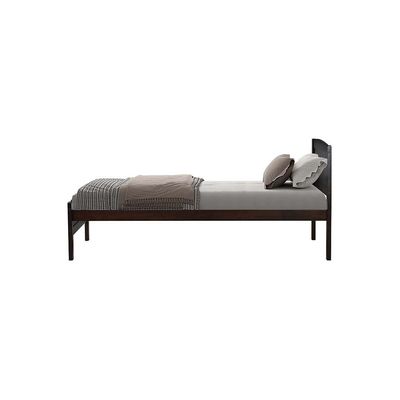 Derby Haven-V2 90x200 Solid Wood Single Bed-Espresso