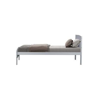 Derby Haven V2 90x200 Solid Wood Single Bed-Grey