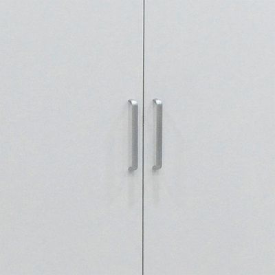 Supreme 3-Door Wardrobe with Mirror - White - With 2-Year Warranty