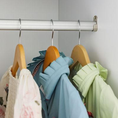 Genius 2 Door/2Drawer Wardrobe-White+Grey