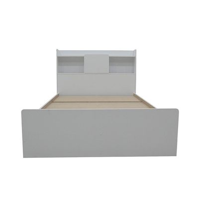 Supreme 120x200 Young Single Bed - White - With 2-Year Warranty