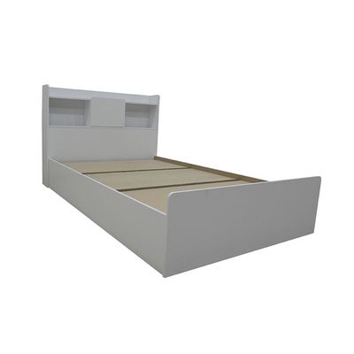 Supreme 120x200 Young Single Bed - White - With 2-Year Warranty