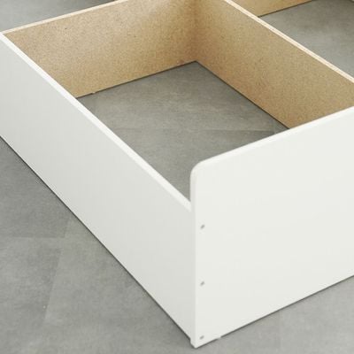 Supreme 120x200 Young Single Bed - White - With 2-Year Warranty