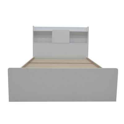 Supreme 90x200 Young Single Bed - White - With 2-Year Warranty