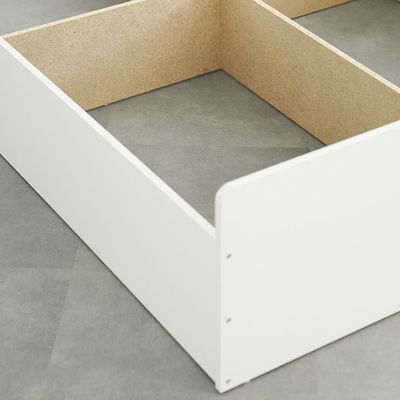 Supreme 90x200 Young Single Bed - White - With 2-Year Warranty