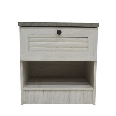 Zenith 120x200 Young Bedroom Set W/USB-White Oak+Cement