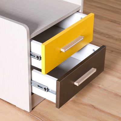 Karamel Night Stand-Grey / Yellow