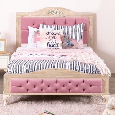 Kids white double bed hotsell