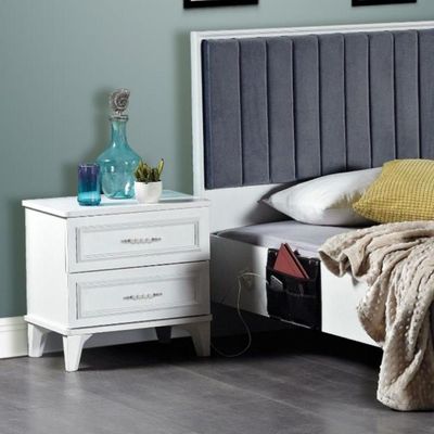 Elit Night Stand - White