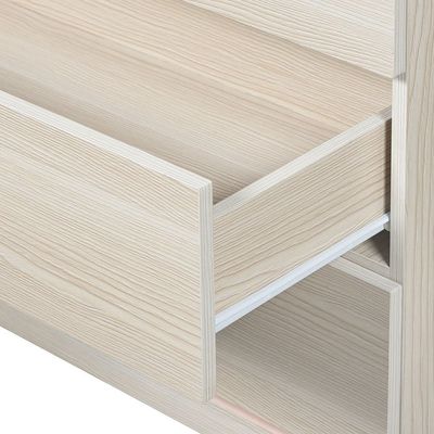 Ariana 4-Drawers Dresser With Mirror-Light Oak