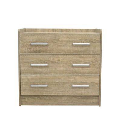 Supreme 3-Drawer Young Dresser - French Sonoma Oak - With 2-Year Warranty