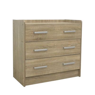 Supreme 3-Drawer Young Dresser - French Sonoma Oak - With 2-Year Warranty