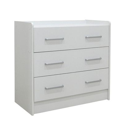 Supreme 3-Drawer Young Dresser - White - With 2-Year Warranty