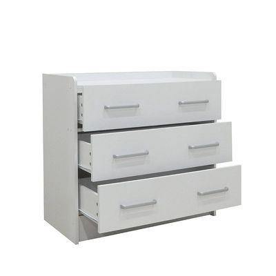 Supreme 3-Drawer Young Dresser - White - With 2-Year Warranty