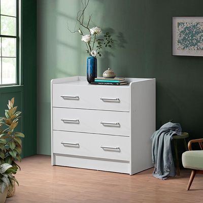 Supreme 3-Drawer Young Dresser - White - With 2-Year Warranty