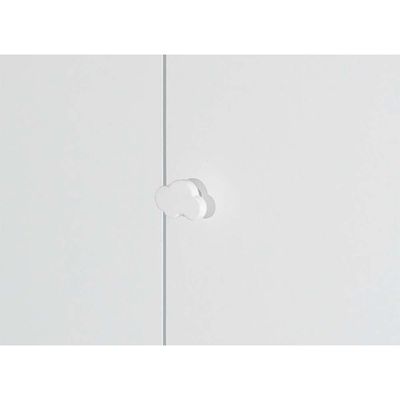 Lunar 3 Door Wardrobe-White & Sonoma Oak