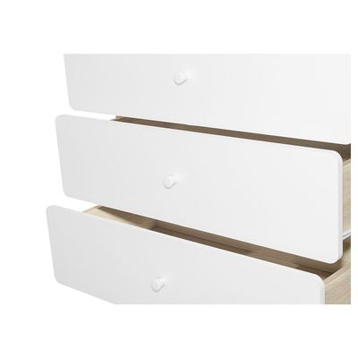 Kinder 3 Drawers Dresser-White & Sonoma Oak Kinder 3 Drawers Dresser-White & Sonoma Oak