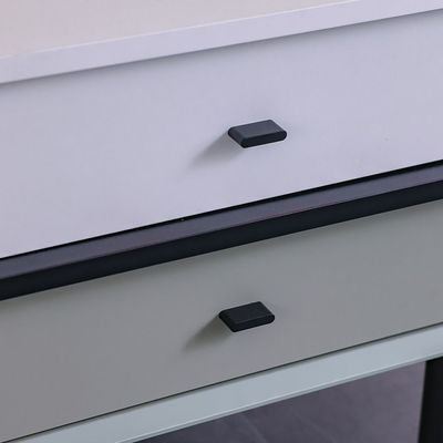 Petra 2Drawers Night Stand-White & Grey